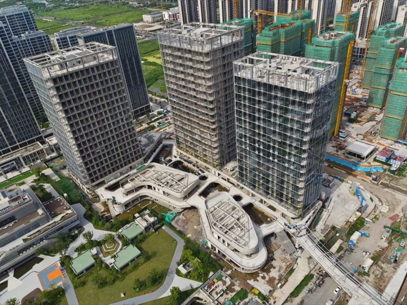mountains meet water in shaoxings financial vitality city 12