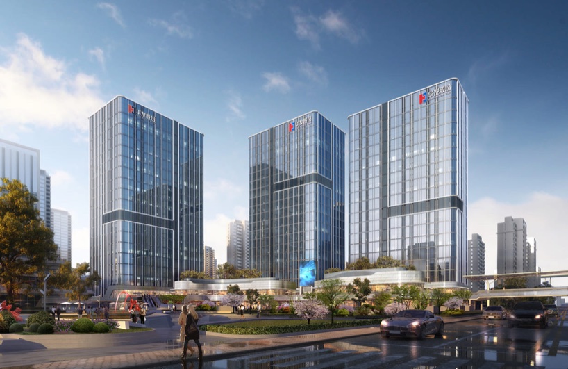 mountains meet water in shaoxings financial vitality city 4