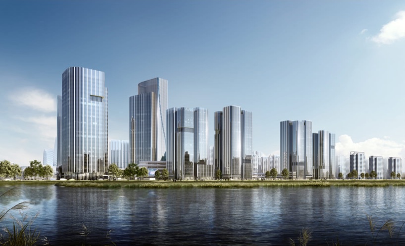 mountains meet water in shaoxings financial vitality city 7