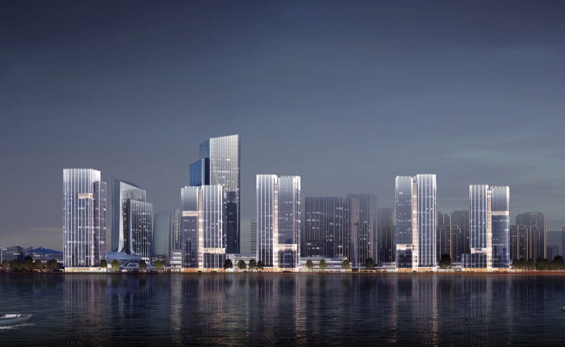 mountains meet water in shaoxings financial vitality city 8