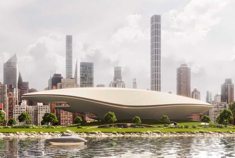 ground becomes roof, shielding inhabitable civic landscape on roosevelt island - 1
