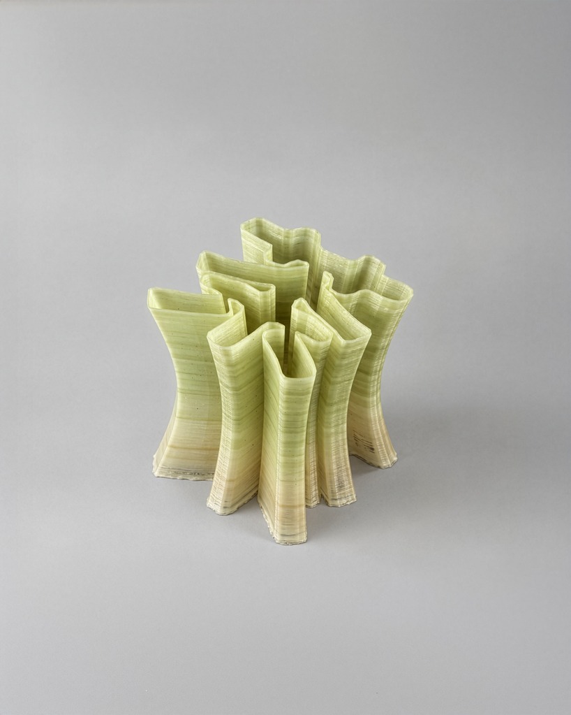 taiwanese designers transform london tea and coffee waste into large scale 3d printed objects 3