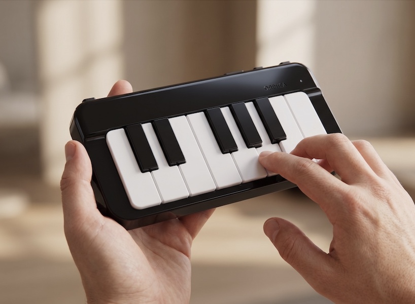 orphea: a playable 13-key electronic piano that fits into your pocket - 1