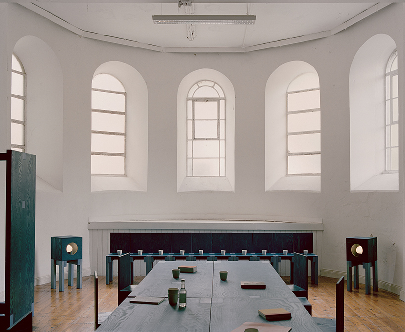 settle movable furniture installation forms temporary public interior in ireland - 3