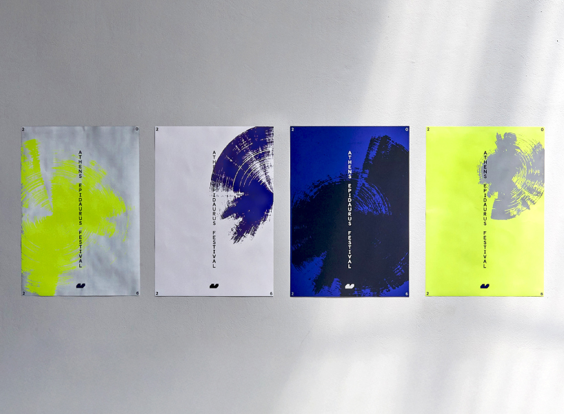 ink traces and rotational gestures shape polkadot design’s visual identity for athens epidaurus festival - 1