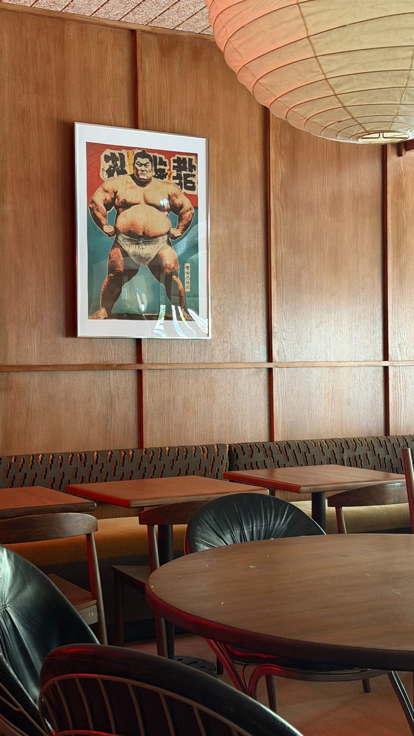SOBO wraps paris listening restaurant in oak, vintage furniture, and acoustic panels - 9