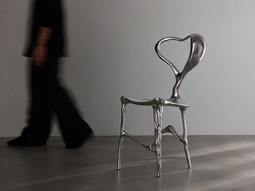 cast aluminum turns heart forms into sculptural furniture in LOVE collection - 8