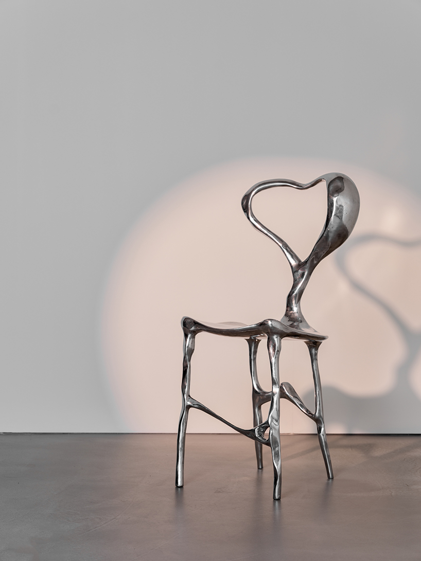 cast aluminum turns heart forms into sculptural furniture in LOVE collection - 9