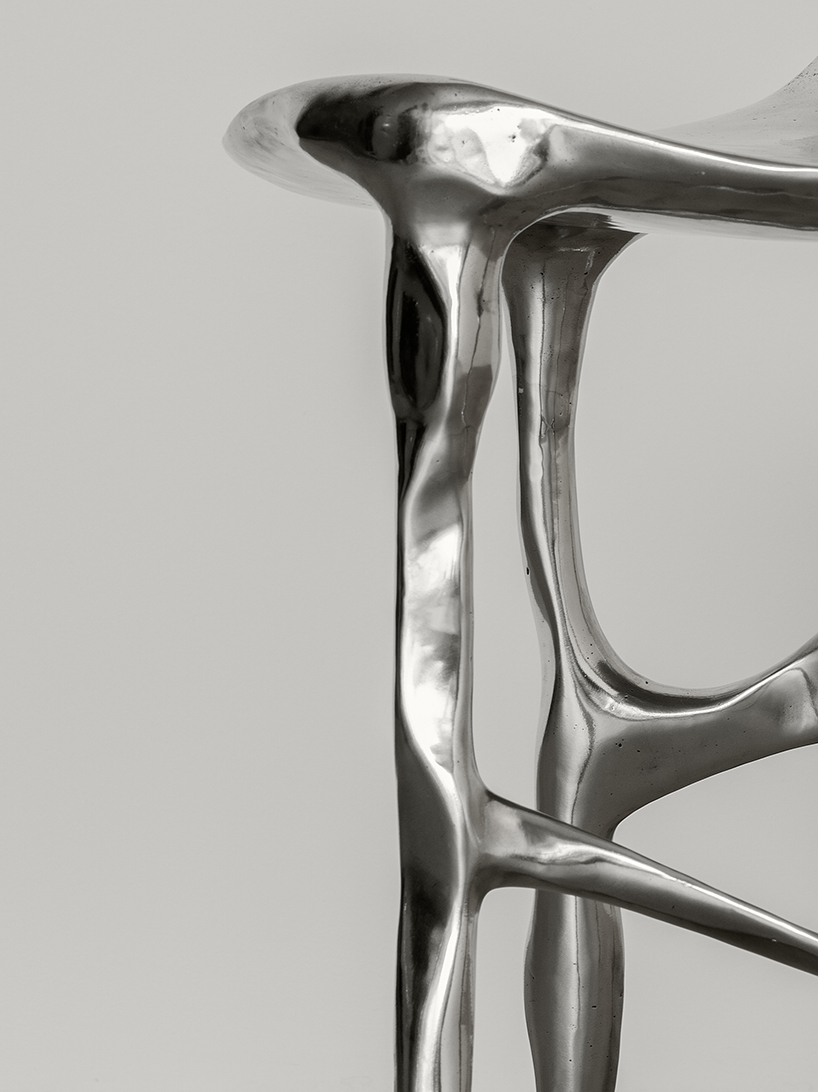 cast aluminum turns heart forms into sculptural furniture in LOVE collection - 4