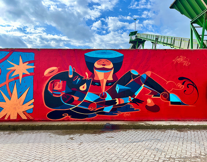 masks, spirits, and mythical figures carry peruvian heritage into WESR’s murals across europe - 10