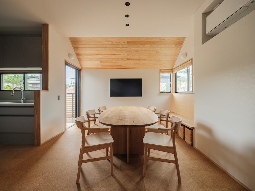 wood-framed family home in osaka revolves around flexible open sports space - 8