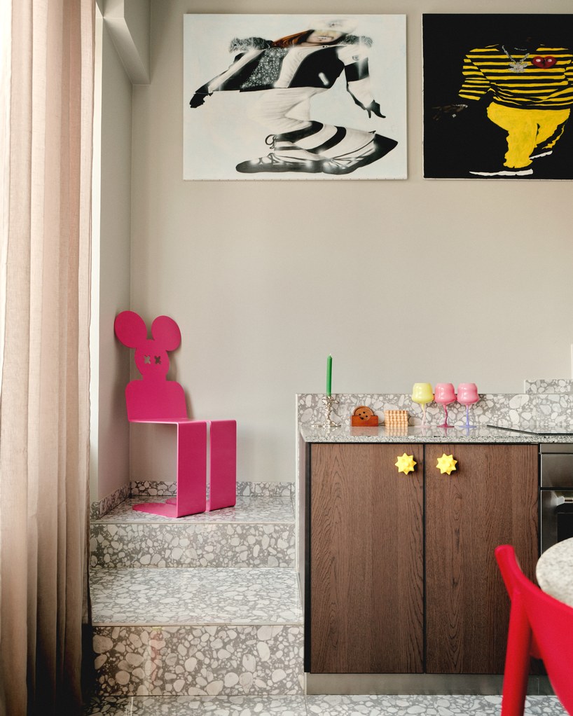 oversized flowers, terrazzo, and pop references ornament zyva studio’s paris showroom - 11