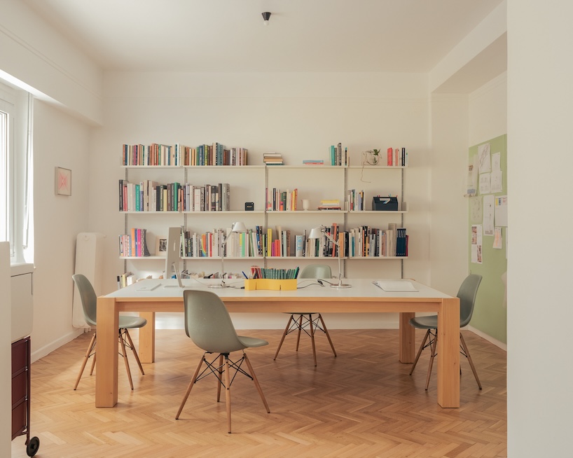 cypress, marble, and rippling glass rework apartment into local local’s athens studio - 10