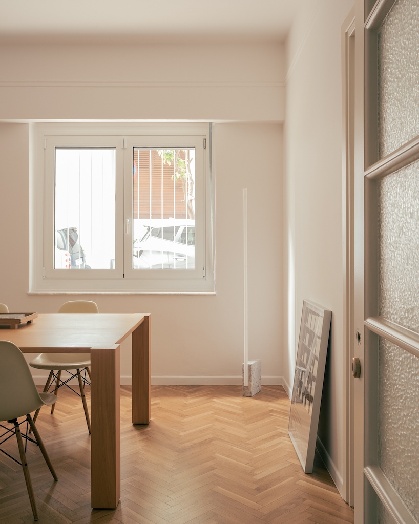cypress, marble, and rippling glass rework apartment into local local’s athens studio - 9