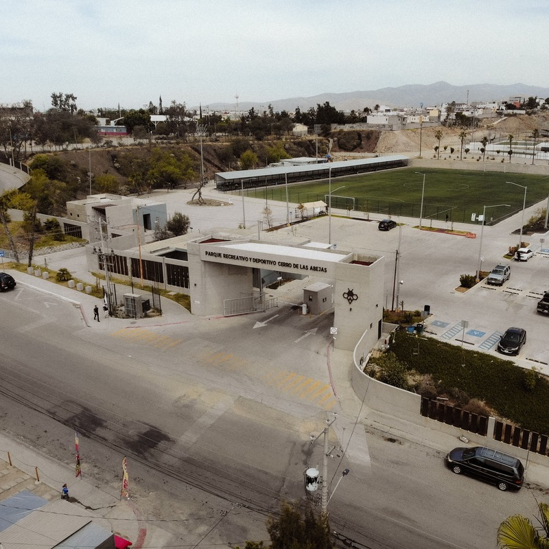 open fields and concrete paths create shared sports landscape in tijuana - 1