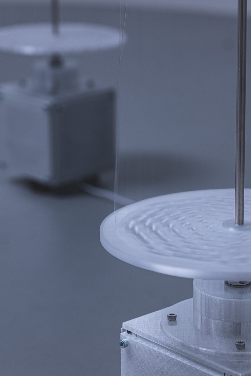yotaro sakamoto's kinetic thread column transforms human presence into shifting shadows - 5