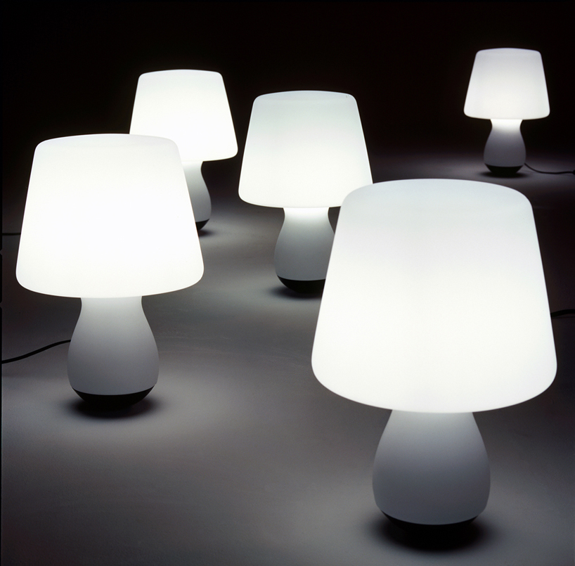 rocking mushroom lamp by nick rennie for ligne roset