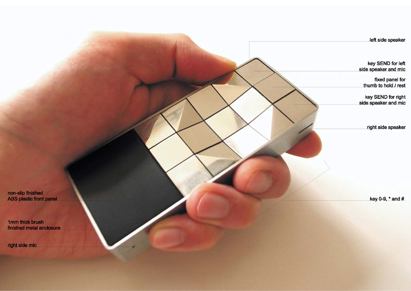 tactile mobile phone for the blind by peter lau
