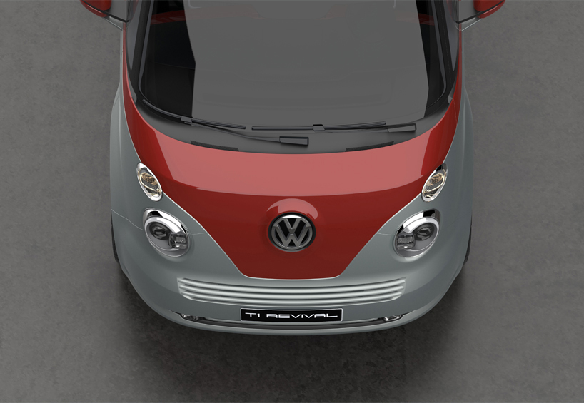 david obendorfer pays tribute to father of VW transporter T1 with revival concept