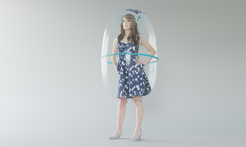 'bubble shield' is an inflatable personal environment imagined by designlibero designboom