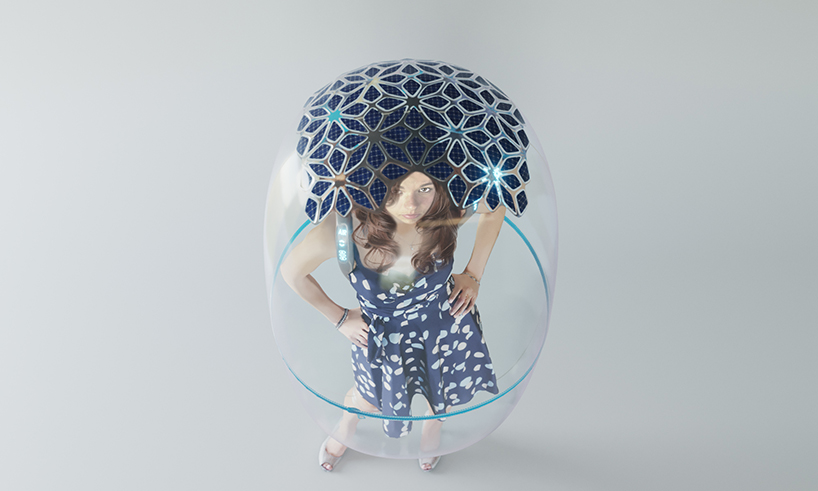 'bubble shield' is an inflatable personal environment imagined by designlibero designboom