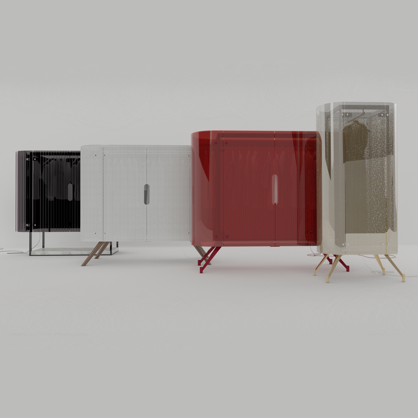 alex schulz adds a statement spotlight to the traditional armoir