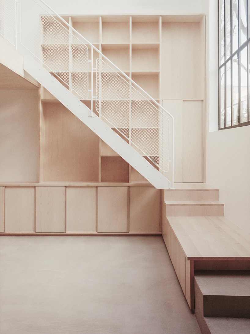 Atelier NEA renovates a studio and an artist's residence in Paris designboom
