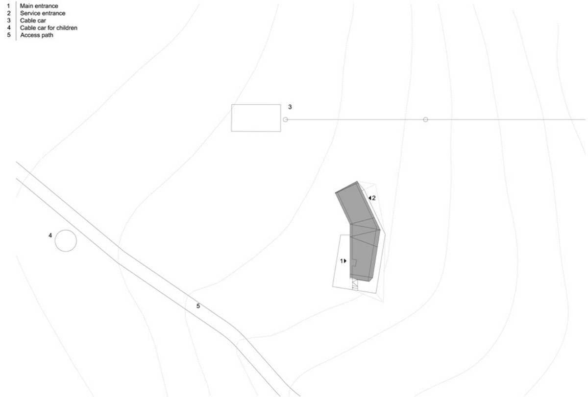 3LHD architects: restaurant vidikovac at ski center radusa