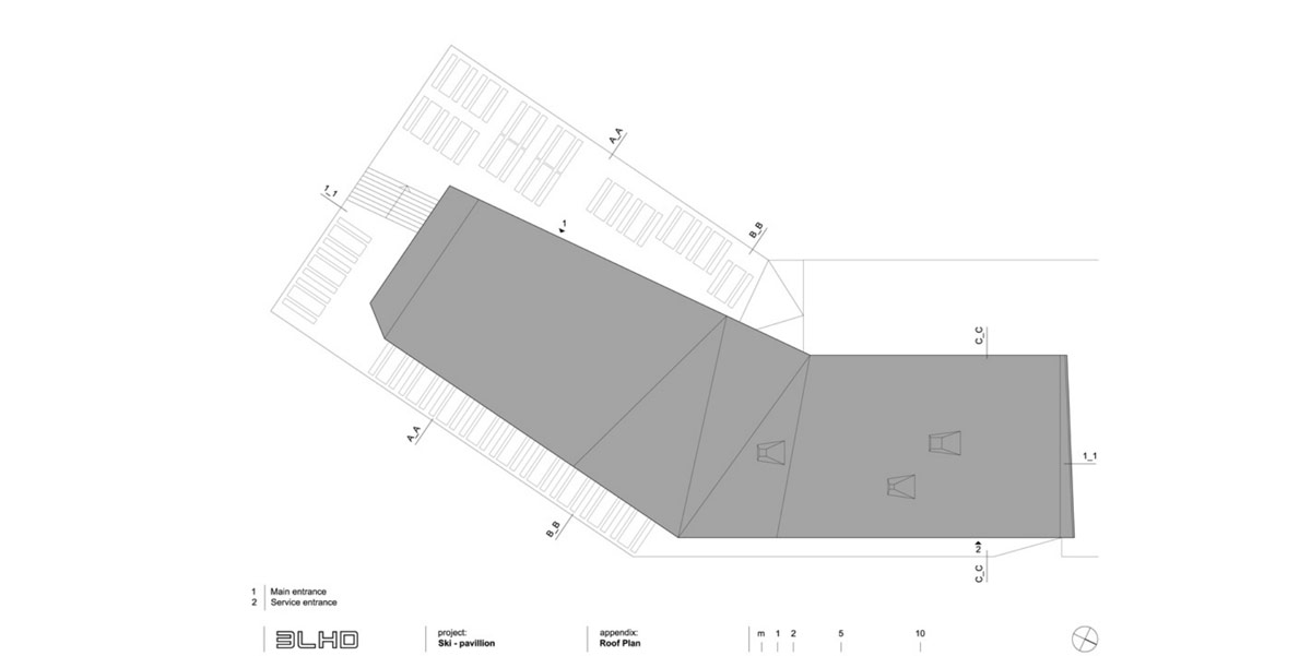 3LHD architects: restaurant vidikovac at ski center radusa