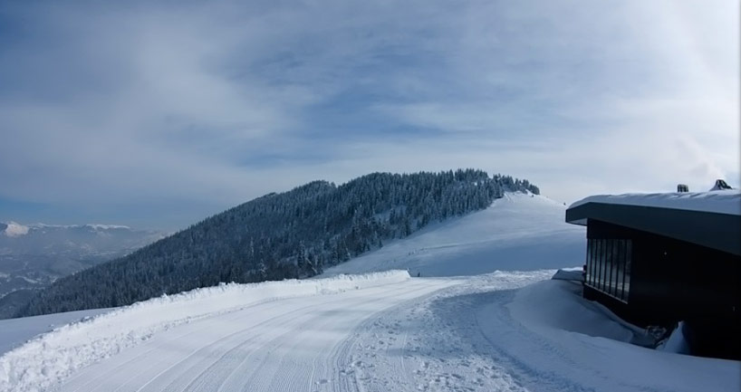3LHD architects: restaurant vidikovac at ski center radusa