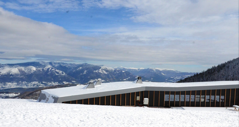 3LHD architects: restaurant vidikovac at ski center radusa