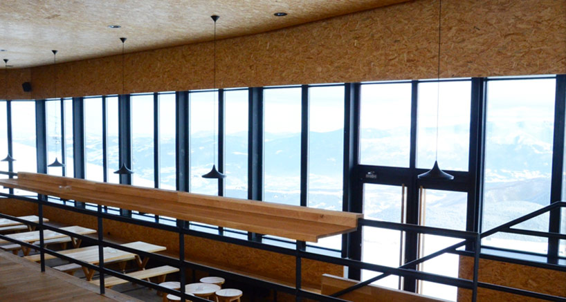 3LHD architects: restaurant vidikovac at ski center radusa