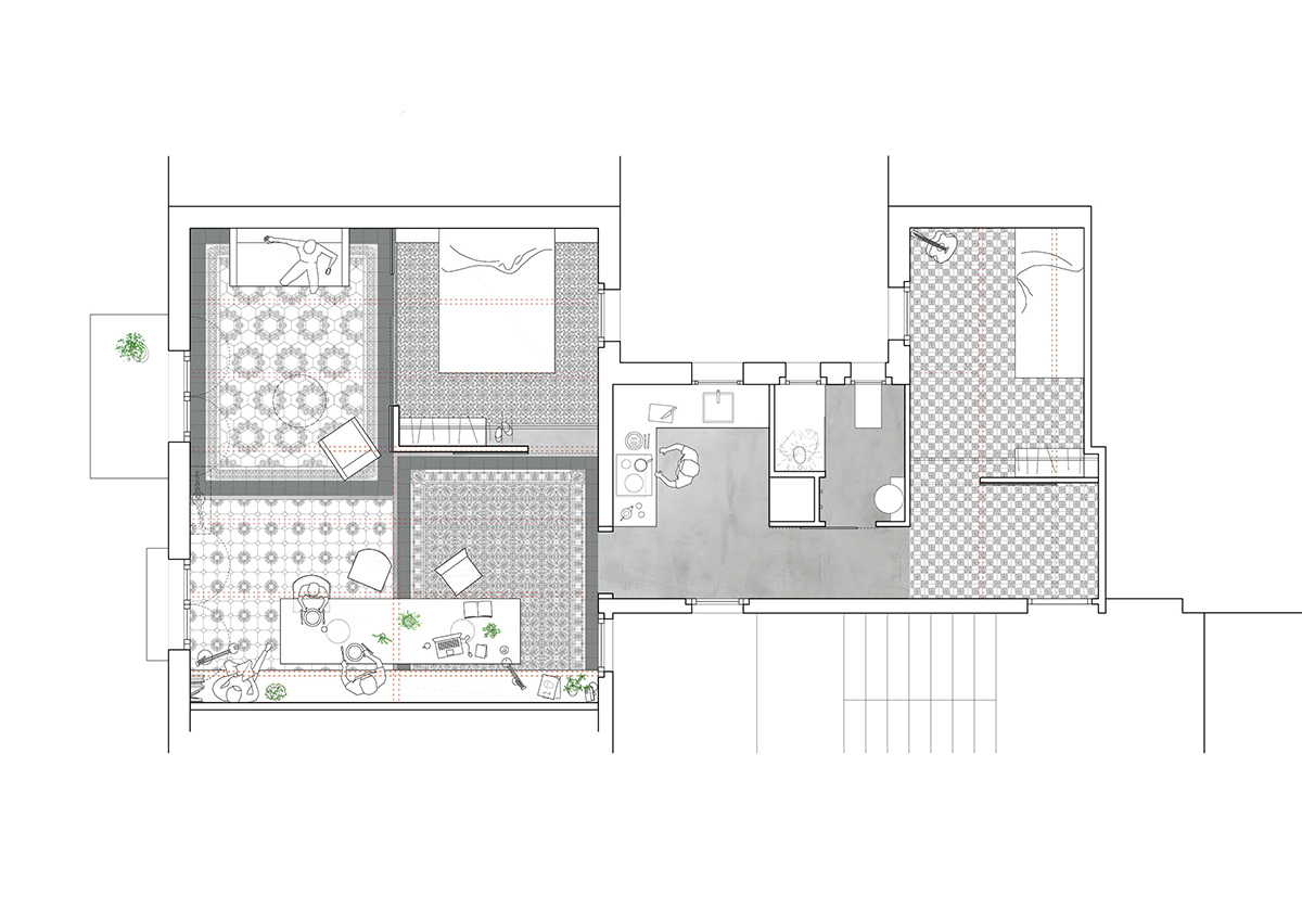 adrian elizalde apartment renovation eixample barcelona designboom