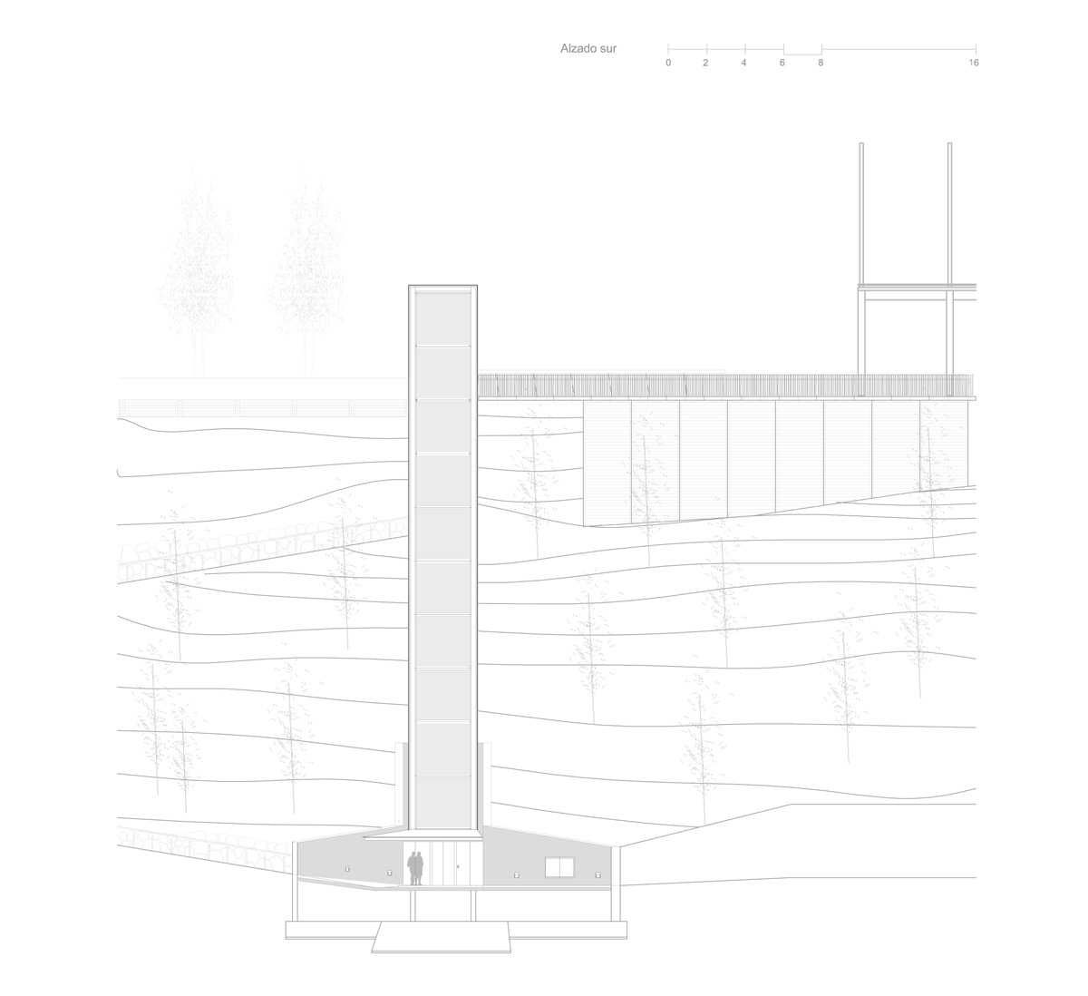 ah asociados urban elevator in echavacoiz designboom