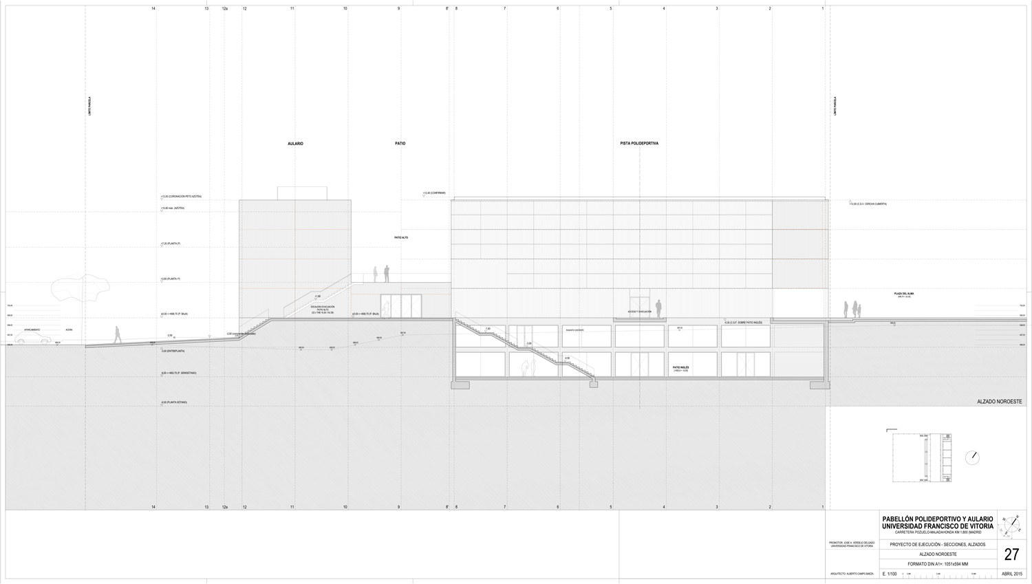 alberto campo baeza multi-sport complex madrid designboom