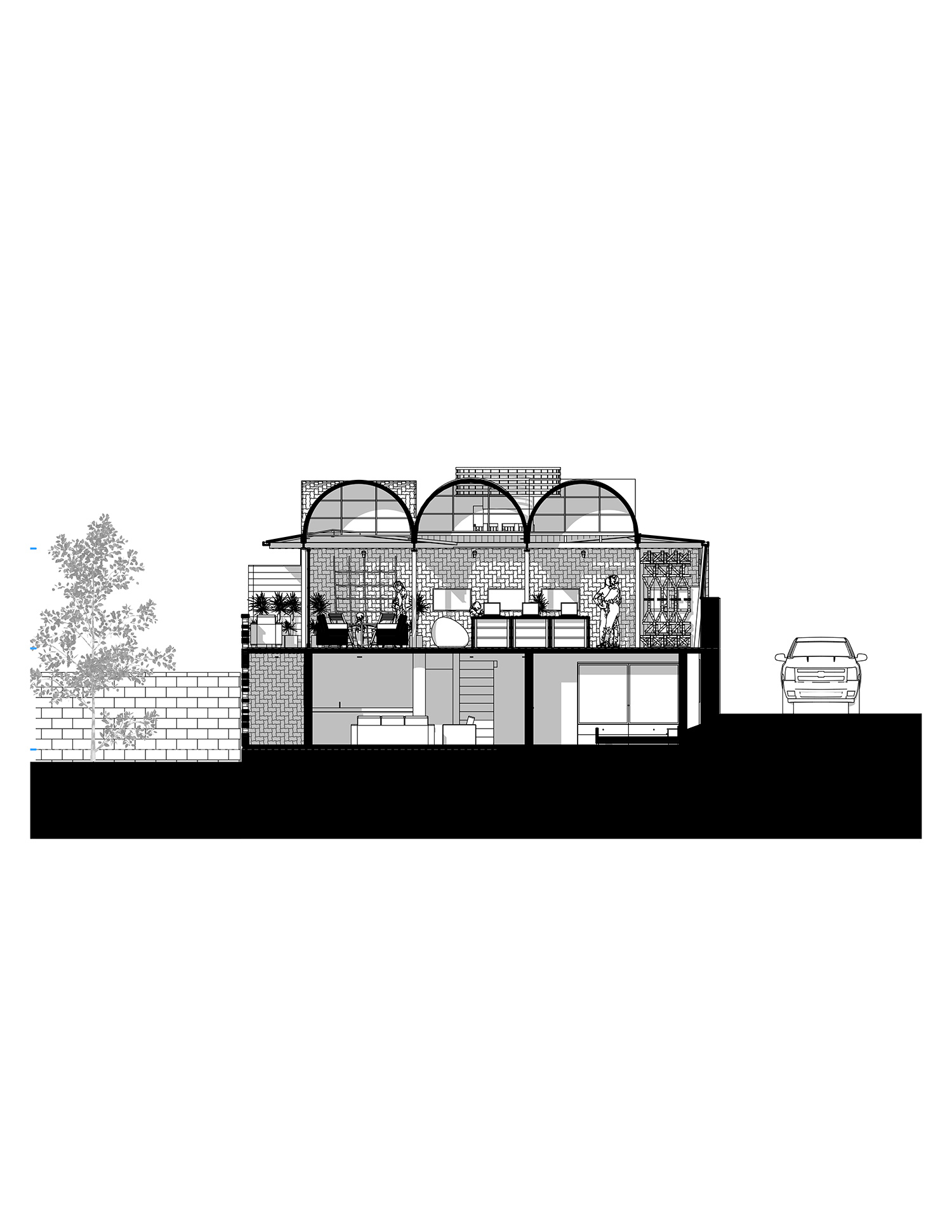 aldana sanchez architects hnahnu multimedia center mexico designboom