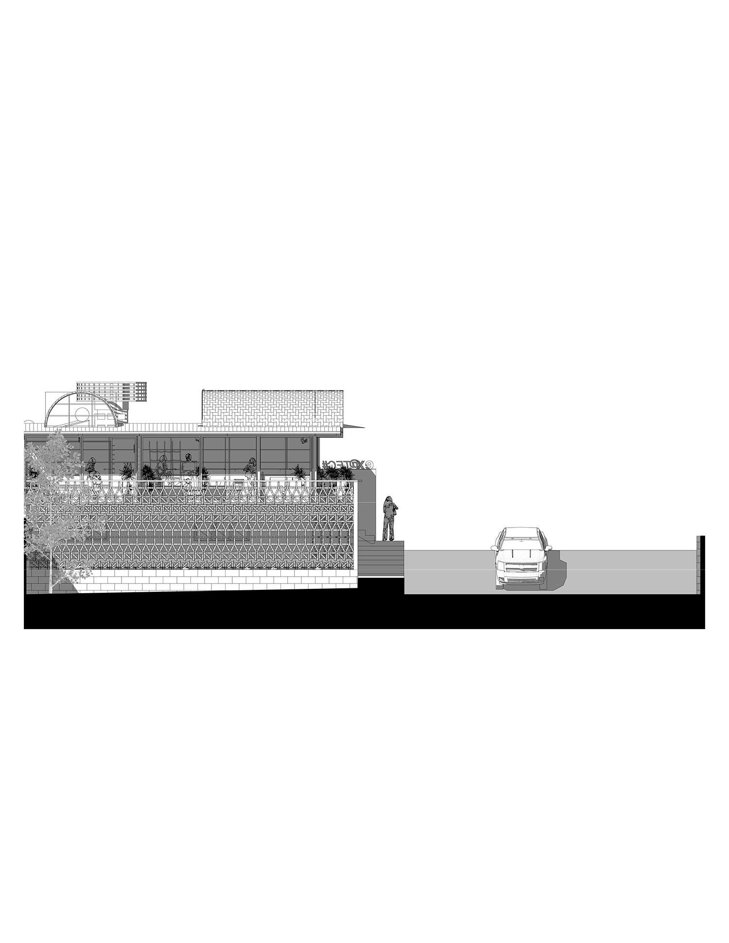 aldana sanchez architects hnahnu multimedia center mexico designboom