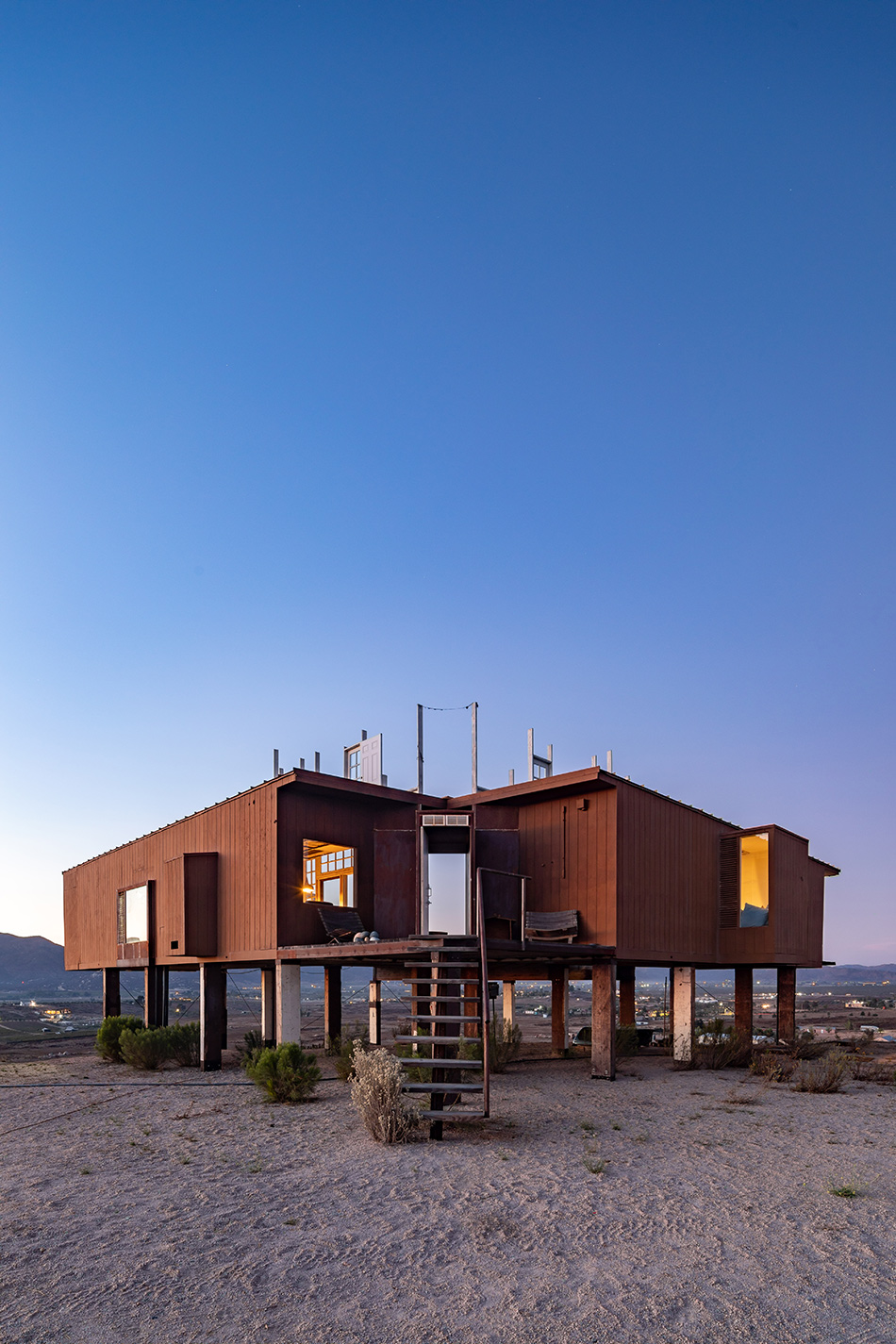 alejandro d'acosta casa elias guadalupe valley mexico  designboom