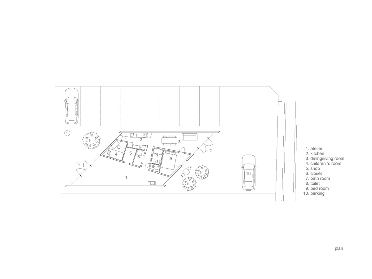 alphaville skyhole house shiga japan designboom