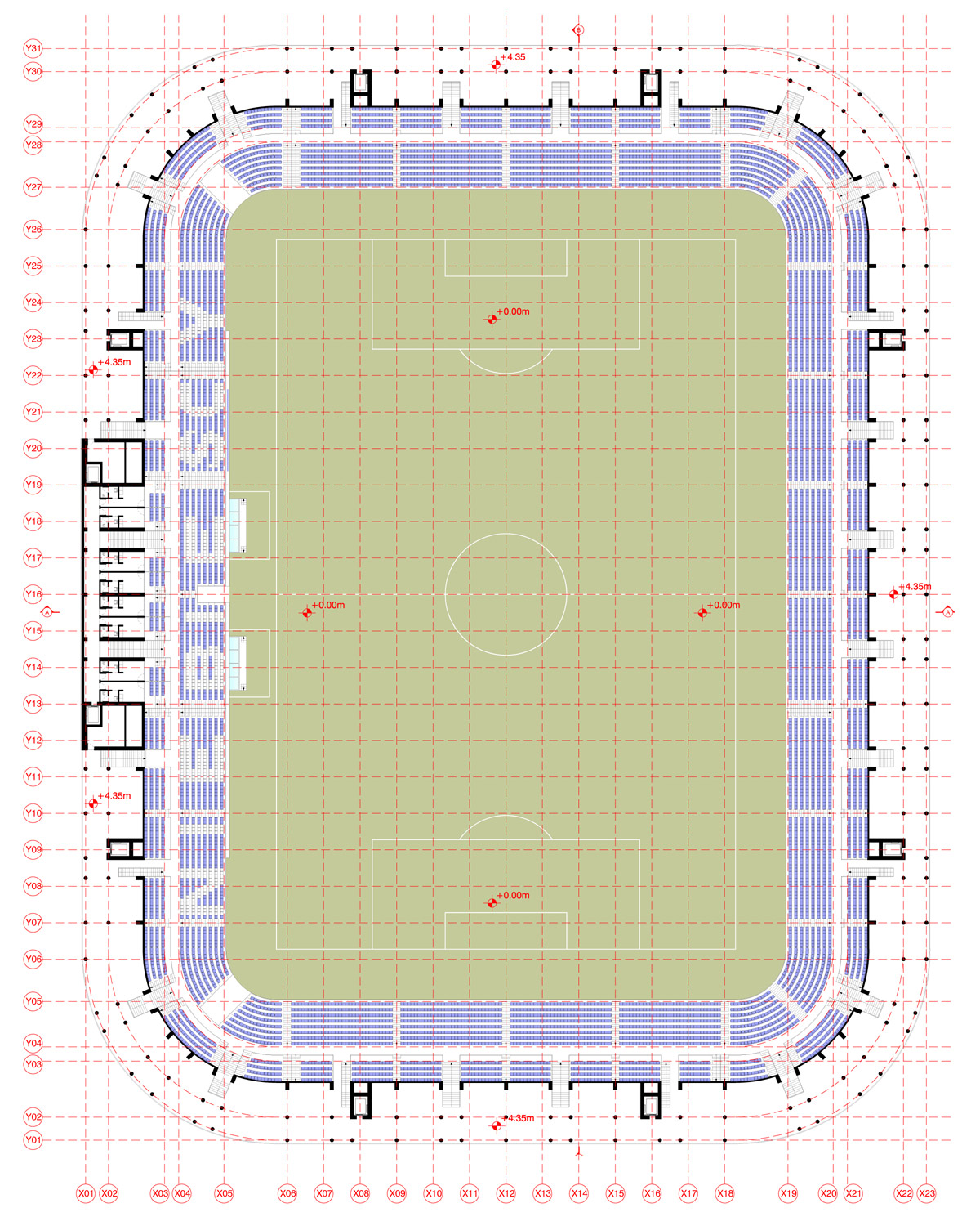 andrea maffei architects\' chorzow stadium in poland