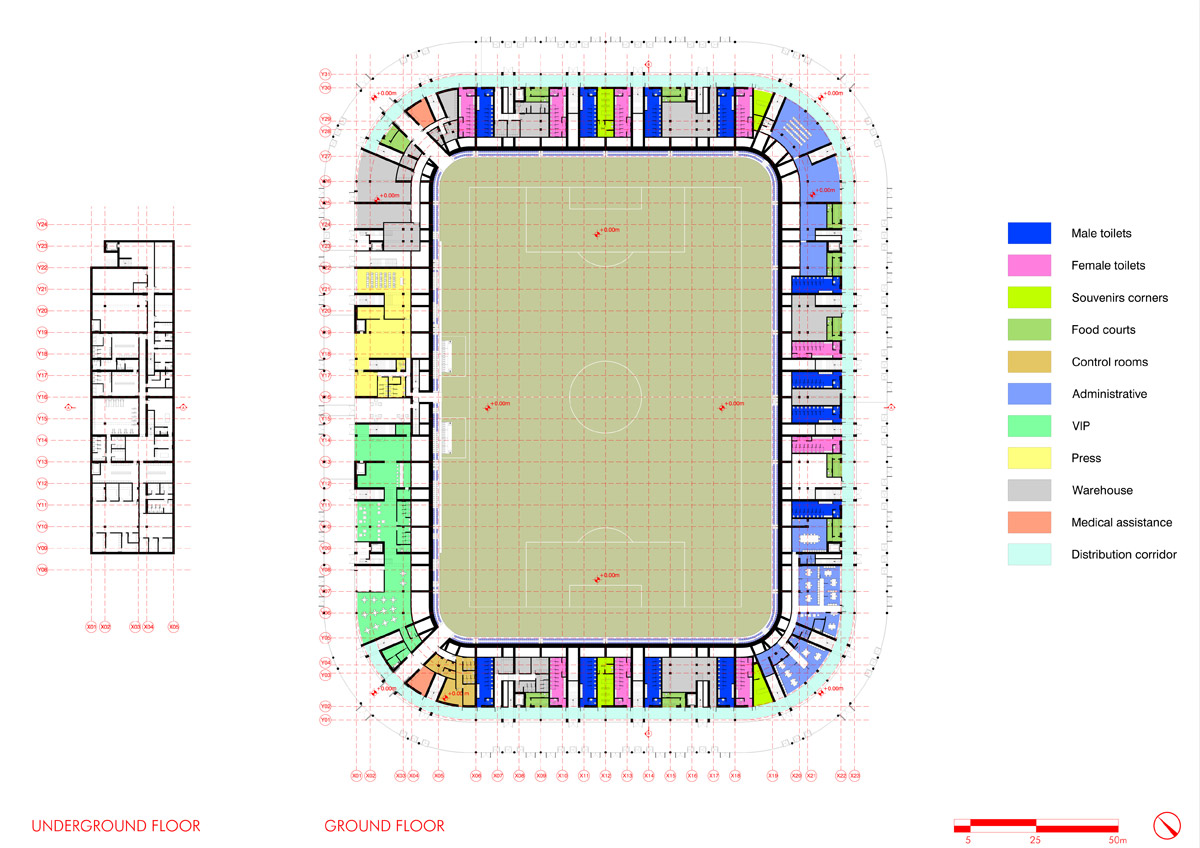 andrea maffei architects\' chorzow stadium in poland
