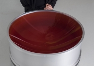 anish kapoor's black whirlpool endlessly spins at galleria continua