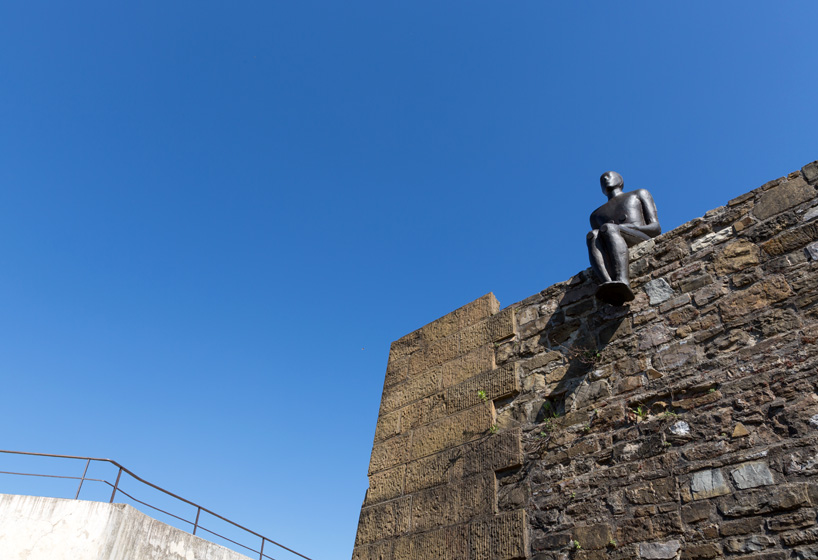 antony gormley sets more than 100 human figures overlooking florence