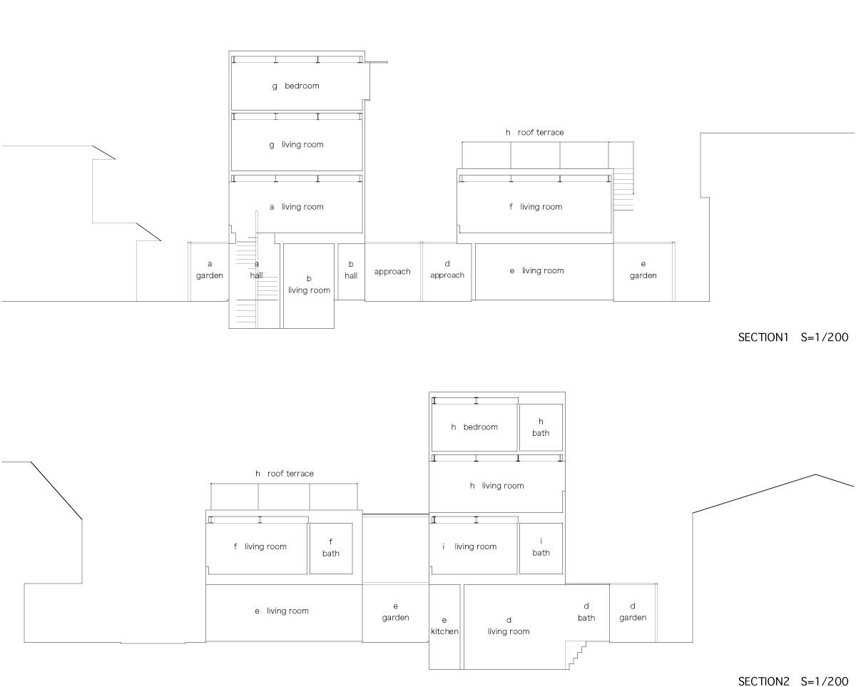 four-in-one: apartment in kamitakada resists tokyo density