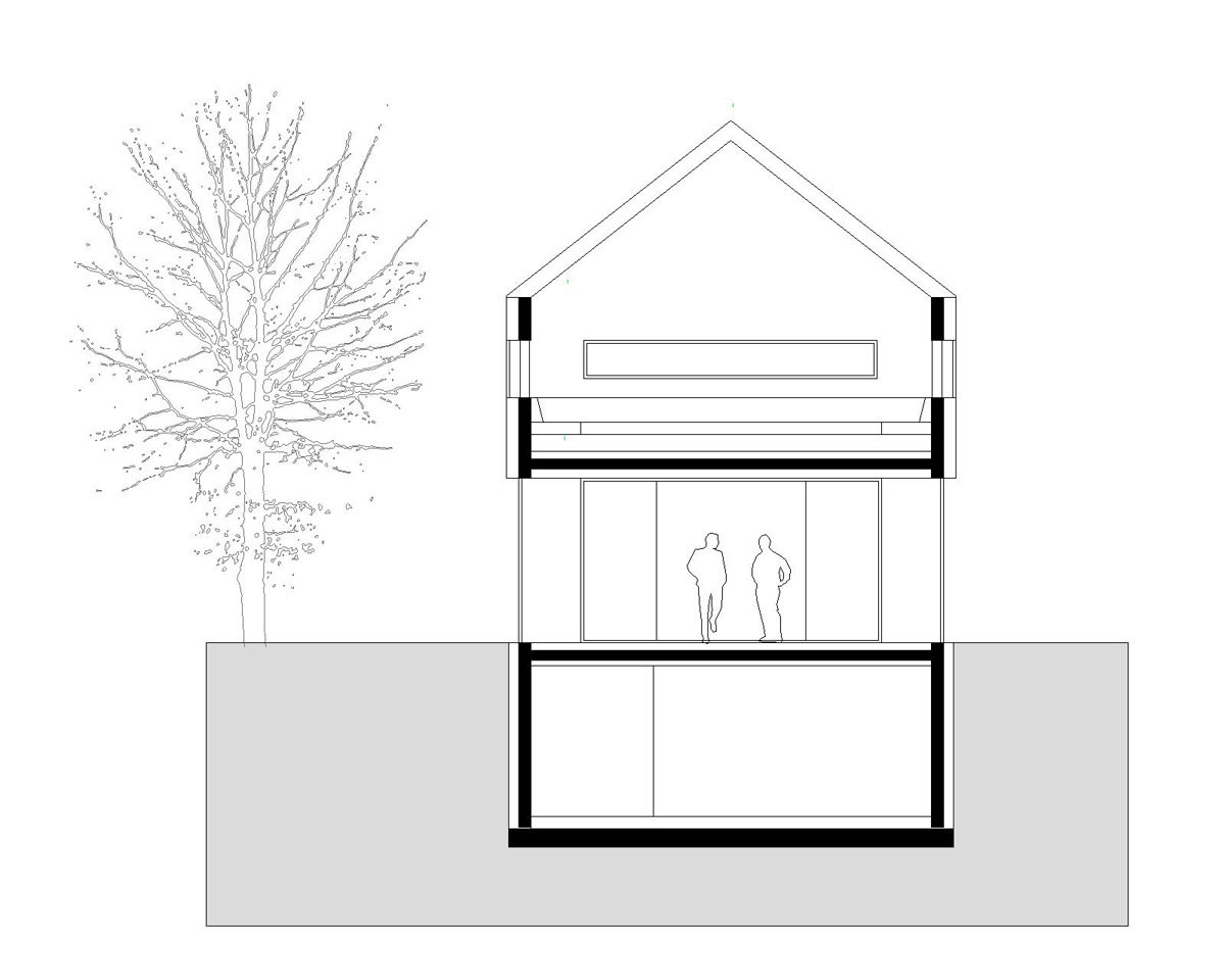 architektura d.o.o. the black barn designboom