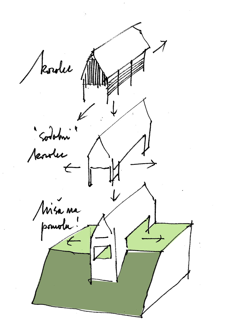 architektura d.o.o. the black barn designboom