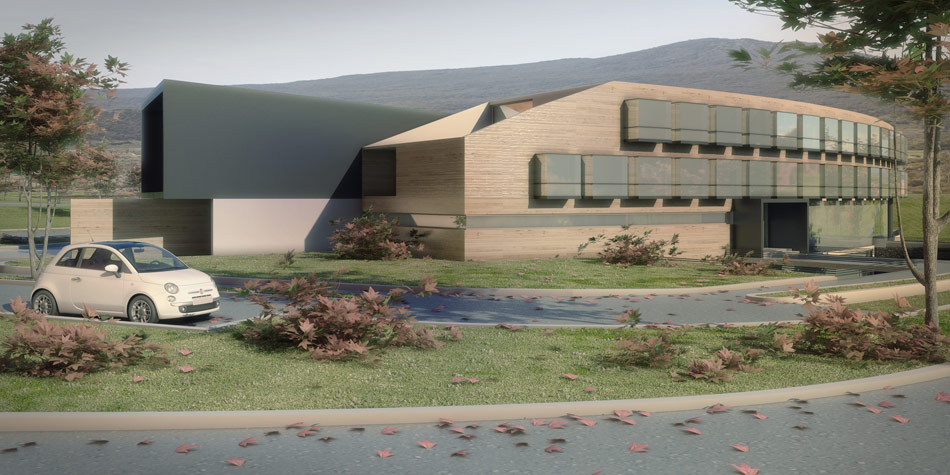 archvision studio: balneary center in romania