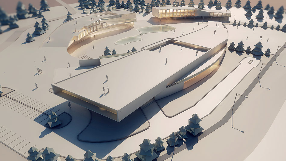 archvision studio: balneary center in romania