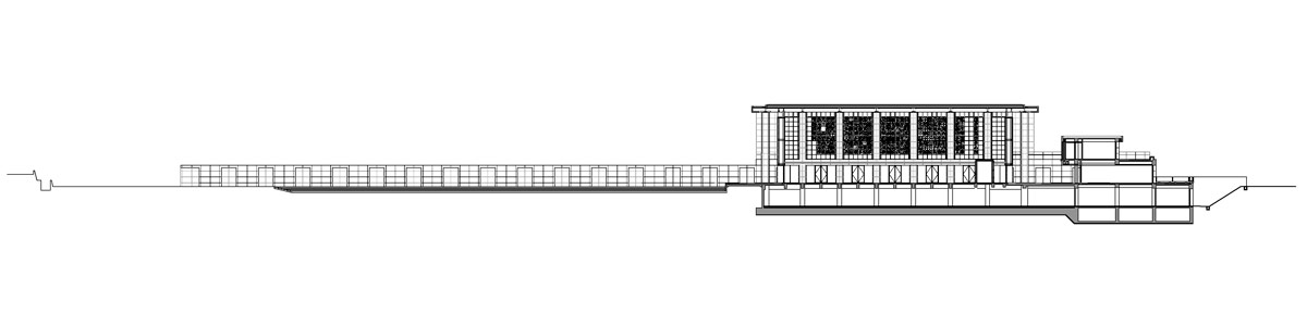 artech architects create tranquil water moon monastery