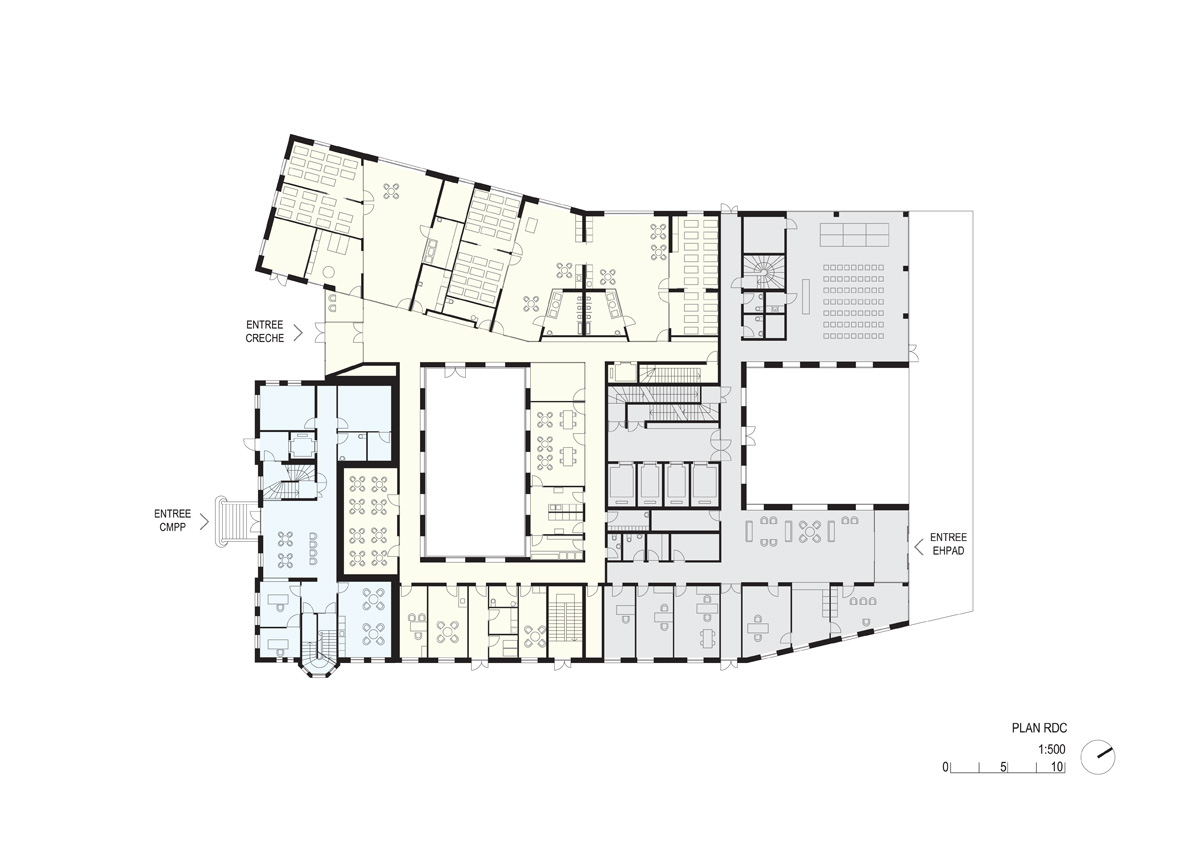 atelier zundel cristea AZC residential care home nursery paris designboom